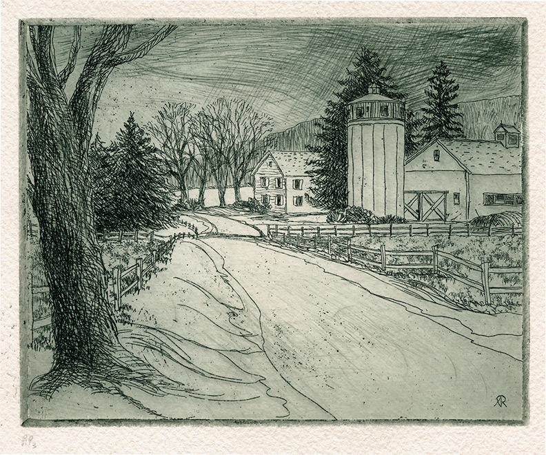 Farm road in Dutchess NY